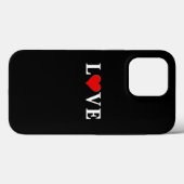 Minimalistisch geluid bij zwarte bovenlaag Case-Mate iPhone case (Achterkant (horizontaal))