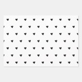 Minimalistisch geluid uit zwart-wit, klein inpakpapier vel (Voorkant 2)