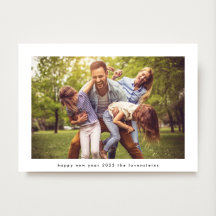 Minimalistisch Gelukkig Nieuwjaar 2027 Wit Fotofra