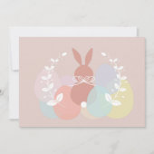 Minimalistisch Gelukkig Pasen Feestdagenkaart (Voorkant)