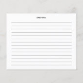 Minimalistisch gemaakt met liefdesontvangstkaart (Achterkant)