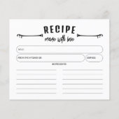 Minimalistisch gemaakt met liefdesontvangstkaart (Voorkant)