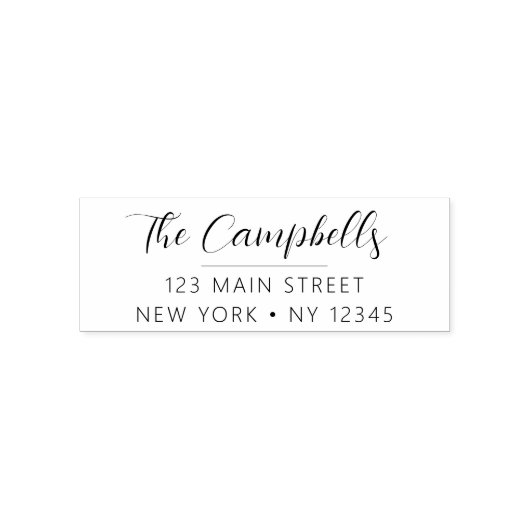 Minimalistisch gemoderniseerd weddenschapsretourad  zelfinktende stempel (Design)