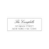 Minimalistisch gemoderniseerd weddenschapsretourad zelfinktende stempel (Design)