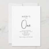 Minimalistisch genderneutraal script voor elke lee kaart (Voorkant)