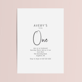 Minimalistisch genderneutraal script voor elke lee kaart