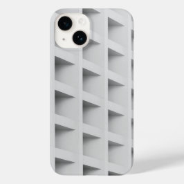 Minimalistisch geometrisch 3D-wandpatroon Case-Mate iPhone 14 Hoesje