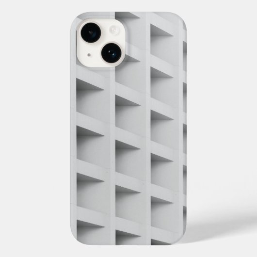 Minimalistisch geometrisch 3D-wandpatroon Case-Mate iPhone Case (Achterkant)