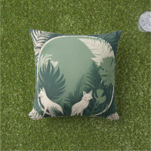 minimalistisch geometrisch dierlijk Sierkussen