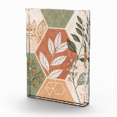 Minimalistisch geometrisch en botanisch fotoblok (Rechts)