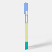 Minimalistisch geometrisch kleurenblok Heldere kle Case-Mate iPhone Case (Achterkant / Links)