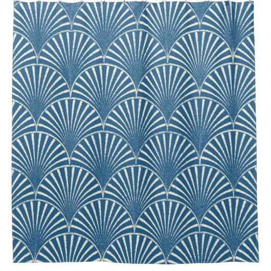 Minimalistisch geometrisch naadloos patroon douchegordijn (Voorkant)