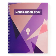 Minimalistisch geometrisch notitieboek