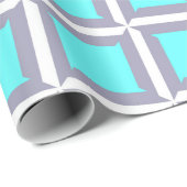 Minimalistisch geometrisch patroon cadeaupapier (Rol Hoek)