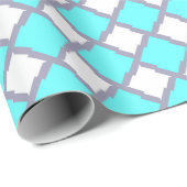 Minimalistisch geometrisch patroon cadeaupapier (Rol Hoek)