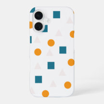 Minimalistisch geometrisch patroon iPhone hoesje