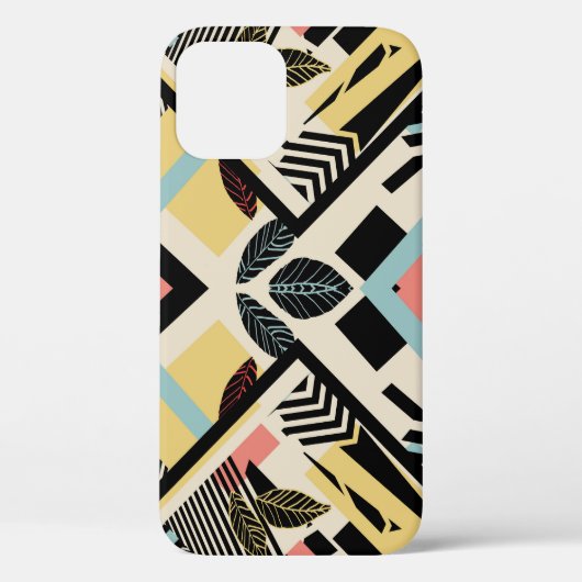Minimalistisch geometrisch: Patroonontwerp Case-Mate iPhone Case (Achterkant)
