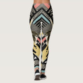 Minimalistisch geometrisch: Patroonontwerp Leggings (Achterkant)
