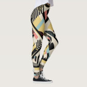Minimalistisch geometrisch: Patroonontwerp Leggings (Rechts)