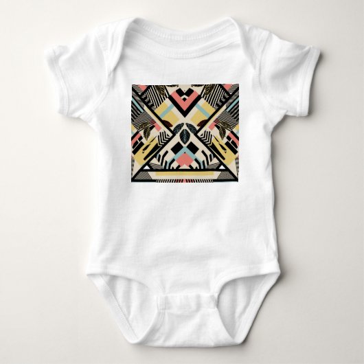 Minimalistisch geometrisch: Patroonontwerp Romper (Voorkant)