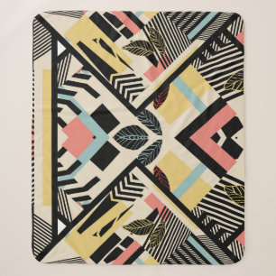 Minimalistisch geometrisch: Patroonontwerp Sherpa Deken