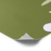 Minimalistisch geometrisch Poster met op Natuur ge (Hoek)