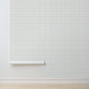 Minimalistisch geometrisch raster: een eenvoudig e behang