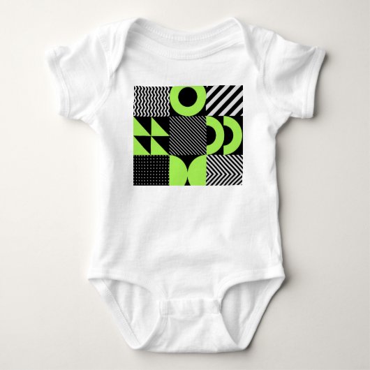 Minimalistisch geometrisch, Scandinavisch patroon Romper (Voorkant)