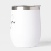 Minimalistisch gepersonaliseerd bruidsmeisje (Links)