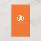 Minimalistisch gepersonaliseerd modern visitekaartje (Voorkant)