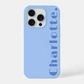 Minimalistisch gepersonaliseerd verjaardagsgeschen iPhone hoesje (Achterkant)