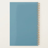 Minimalistisch gepersonaliseerde Golden Pineapple Planner (Achterkant)