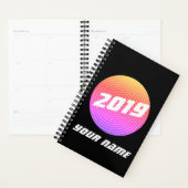 Minimalistisch gepersonaliseerde hypnose zwart planner (Display)