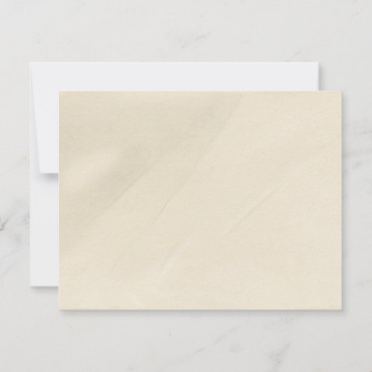 Minimalistisch geraffineerd orthodox monument bedankkaart (Achterkant)