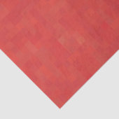 Minimalistisch geschenk met rood geometrisch patro tissuepapier (Detail)