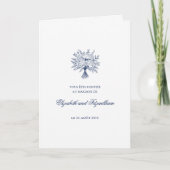 Minimalistisch geschetste bruids boeket bruiloft g (Voorkant)