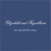 Minimalistisch geschetste bruids boeket bruiloft S Sticker (Voorkant)