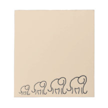 Minimalistisch gestileerde olifantenparade