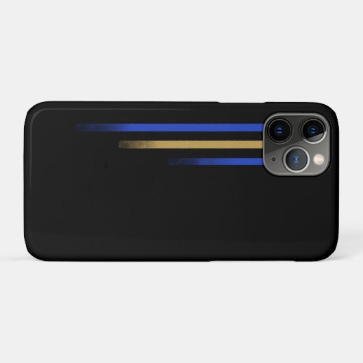 Minimalistisch gestreept Case-Mate iPhone case (Achterkant (horizontaal))