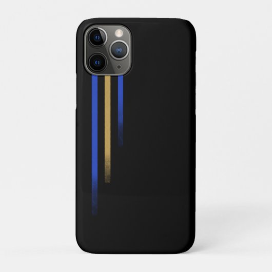 Minimalistisch gestreept Case-Mate iPhone case (Achterkant)