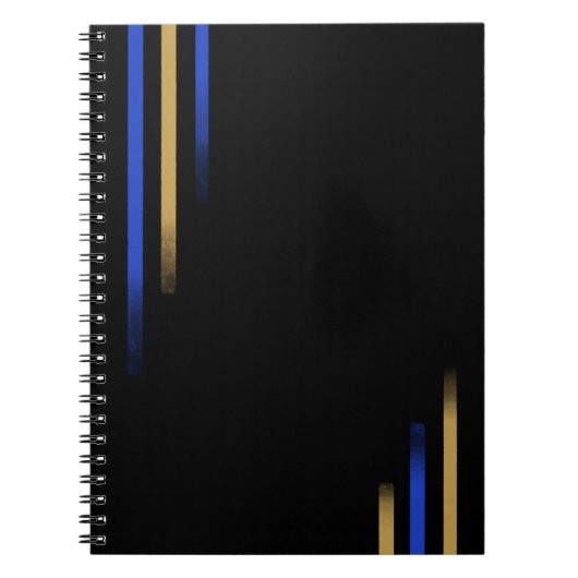 Minimalistisch gestreept notitieboek (Voorkant)