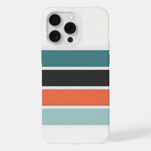 Minimalistisch gestreept patroon - Turquoise, Zwar iPhone 15 Pro Max Case