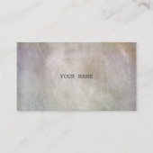 Minimalistisch gestroomlijnde cementmarmer met oog visitekaartje (Voorkant)