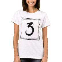 Minimalistisch getal 3