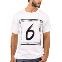 Minimalistisch getal 6