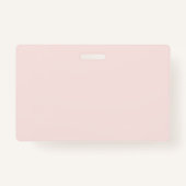 Minimalistisch gezichtsvermogen Logo Makeup Artist Badge (Achterkant)