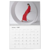 Minimalistisch gezichtsvermogen Logo Makeup Artist Kalender (Jan 2027)