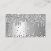 Minimalistisch gezichtsvermogen Logo Makeup Artist Visitekaartje (Achterkant)