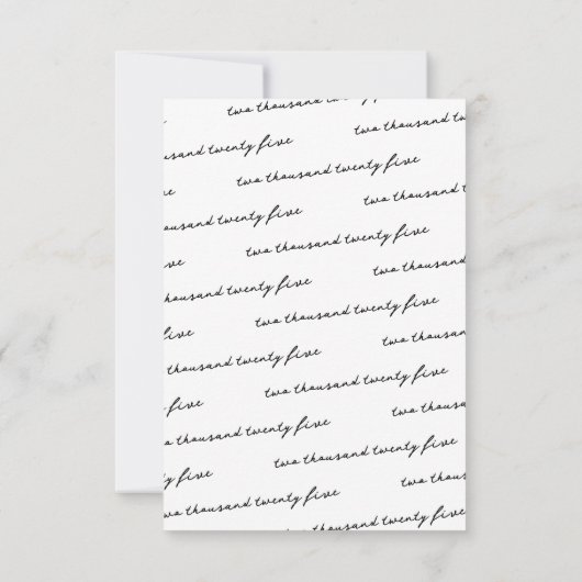 Minimalistisch Girly Pet Afstuderen Bedankkaart (Achterkant)