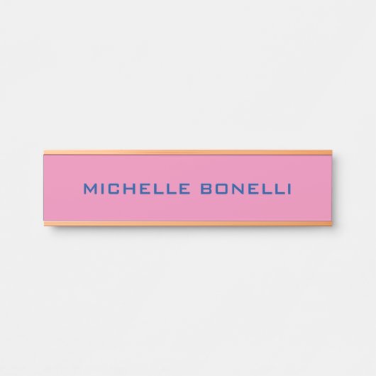 Minimalistisch glin Legible Modern Deurbordje (Voorkant)